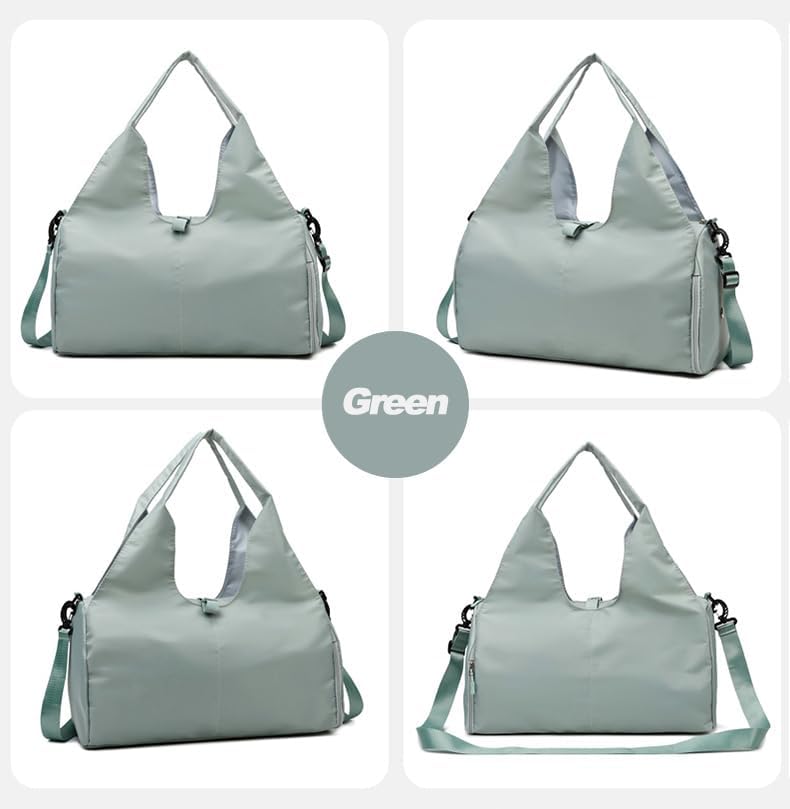 Fullishment Yoga Gym Bag -Large Capacity Gym Bag with Yoga Mat Holder Water Resistant Workout Bag for Travel Workout Daily - Image 2